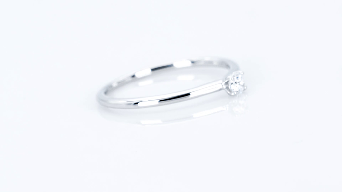 Wycian Verlobungsring Damen Klassisch, Ring Damen Mit Stein